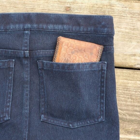 SPANX Jean-ish Leggings Blue Jean Style Skinny Jeans Jeggings Sample Size Medium - Picture 5 of 8